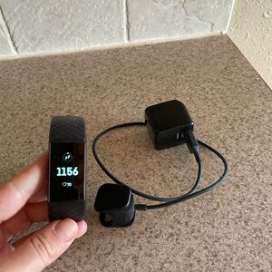 Fitbit Charge 3 Fitness Activity Tracker - Graphite/Black